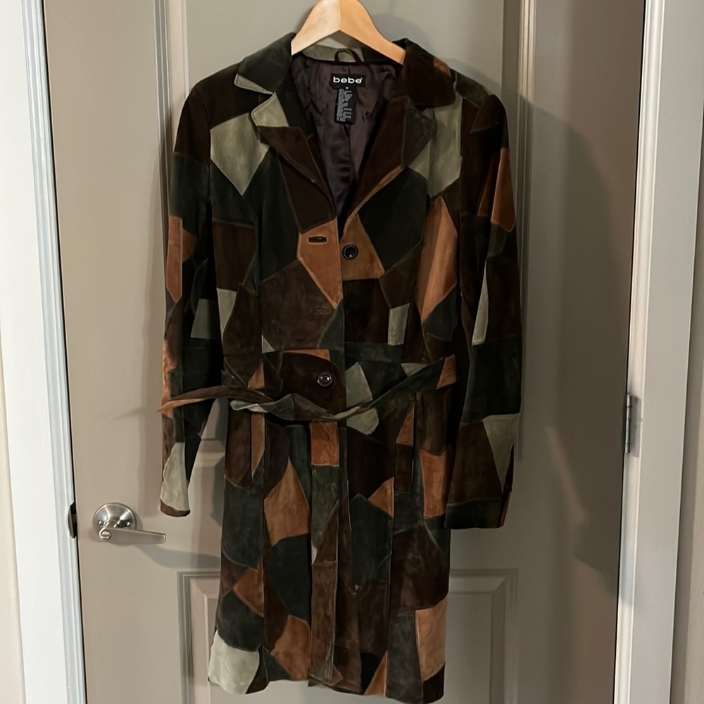 bebe Vintage 100% Leather lined jacket